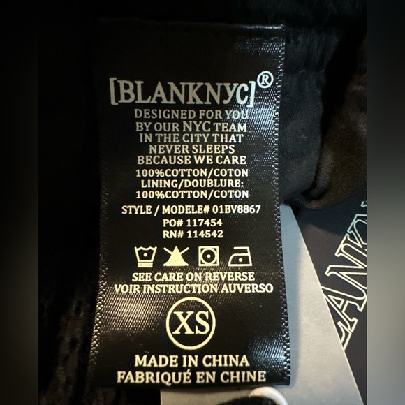 Blank NYC High Waist Black Eyelet Women's Shorts - Picture 8 of 8